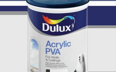 Dulux Acrylic PVA – (blue colour swatch variations)